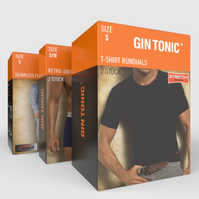 Packaging Design Herren Unterwäsche